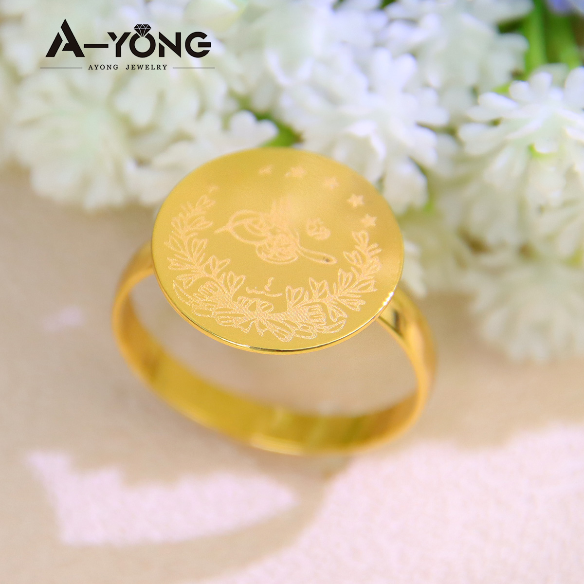 Ethnic Fashion In Dubai - Turkish Coins Rings 18k Gold Plated