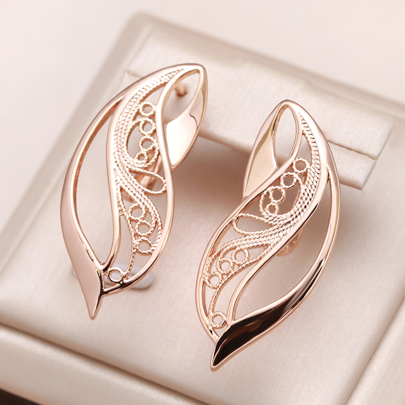 Ethnic Fashion Trend - Kinel New Trend Glossy Dangle Earring