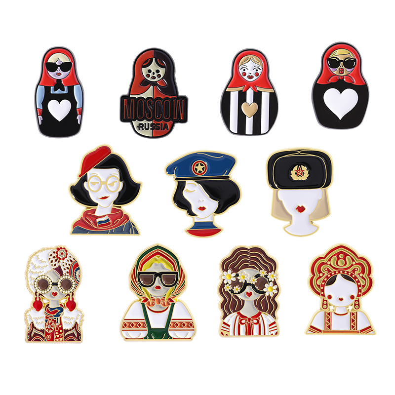Ethnic Fashion Images - Cartoon Russian Girls Character Costume Images