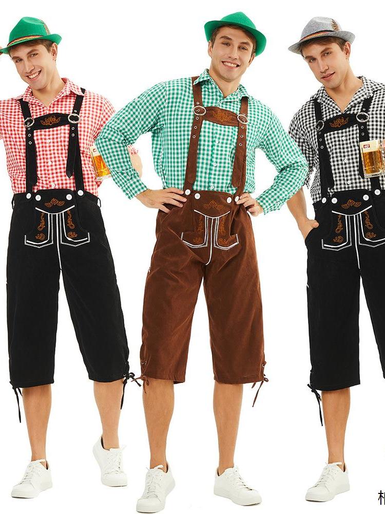Fashion Show Ethnic Wear - Adult Men's Halloween Costume Beer Festival
