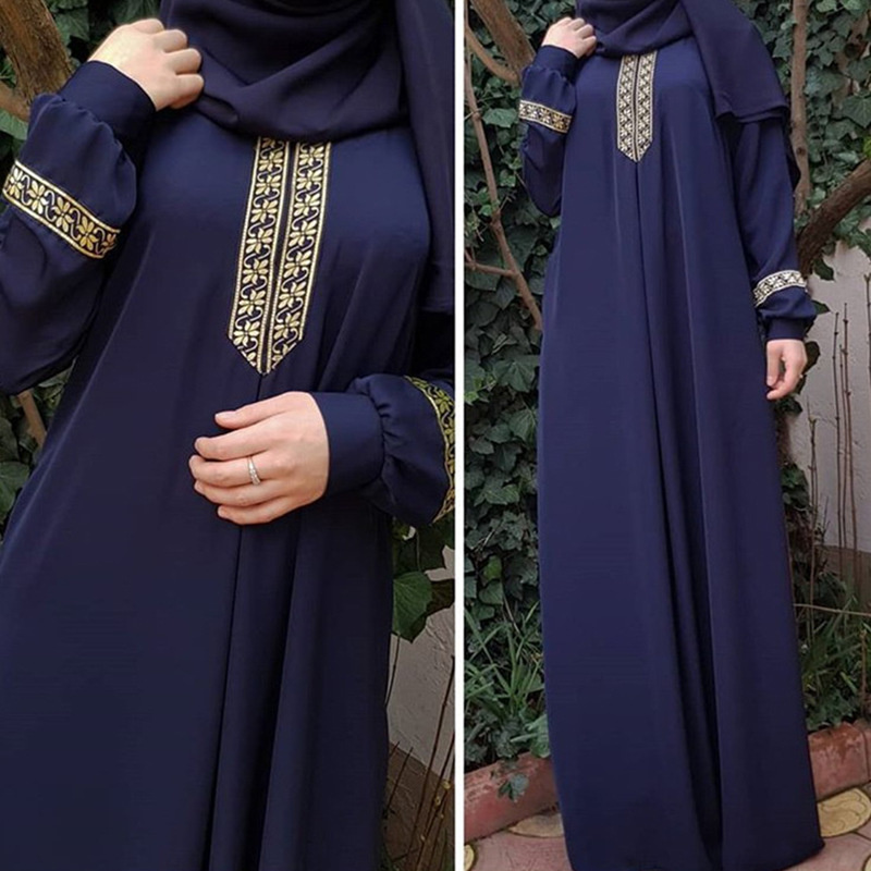 Ethnic Fashion In Dubai - Muslim Ethnic Style Print Abayas Plus