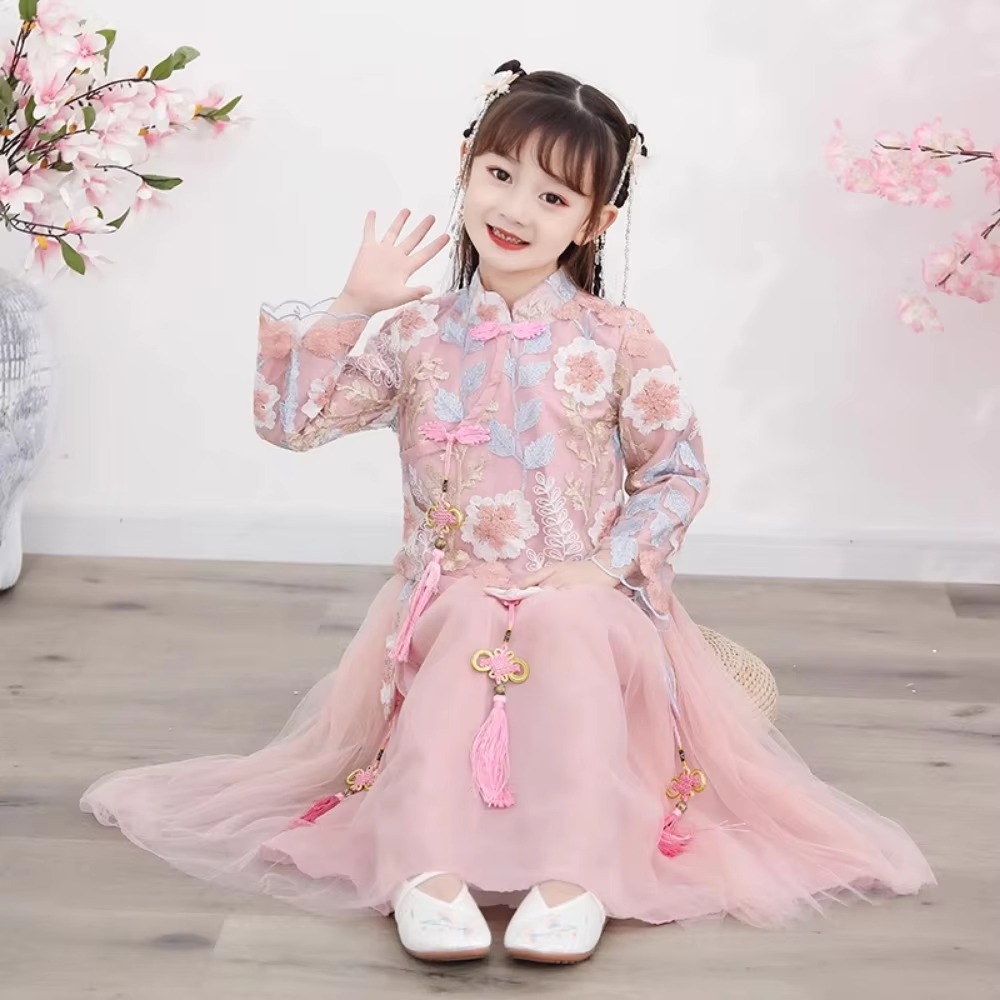 Kids Clothes Girl Dress Childr - Fashion Show Ethnic Wear recension och pris