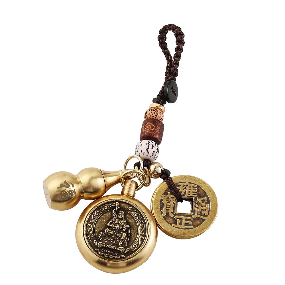 Brass Gourd Pendant Eight Zodi - Ethnic Fashion Co In recension och pris