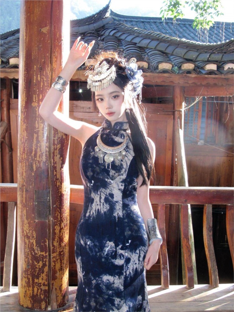 New batik dress cool women's w - Fashion Show Ethnic Wear recension och pris
