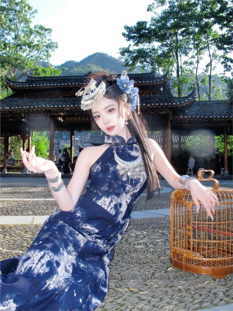 New batik dress cool women's w - Fashion Show Ethnic Wear recension och pris
