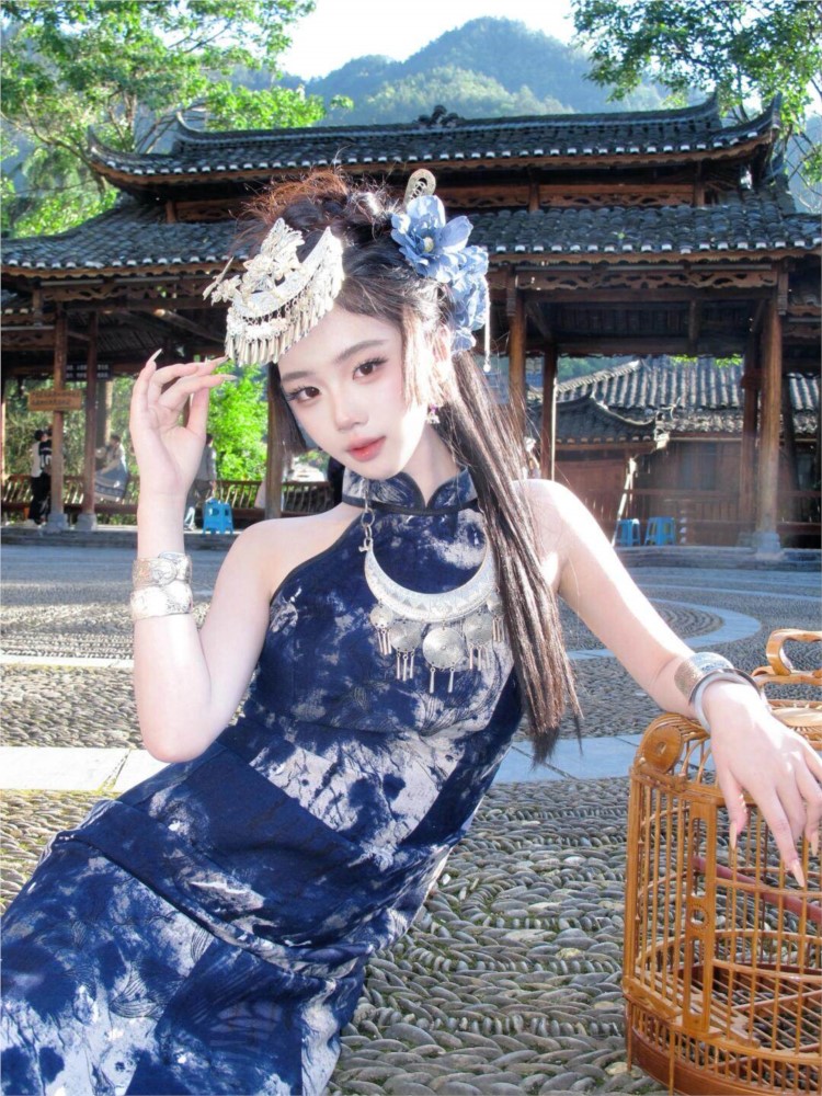New batik dress cool women's w - Fashion Show Ethnic Wear recension och pris