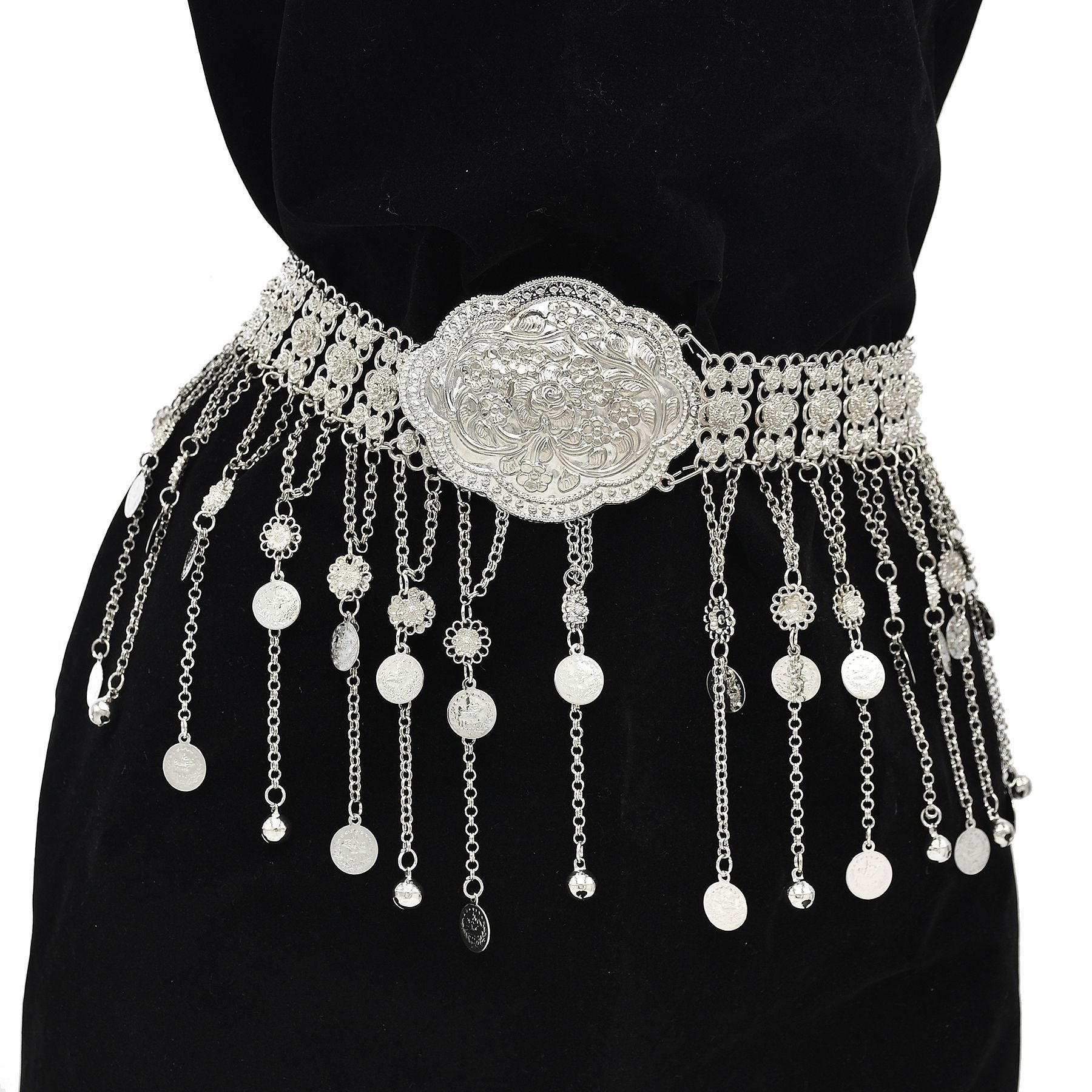 Silver Plated Moroccan Caftan  - Ethnic Fashion Co In recension och pris