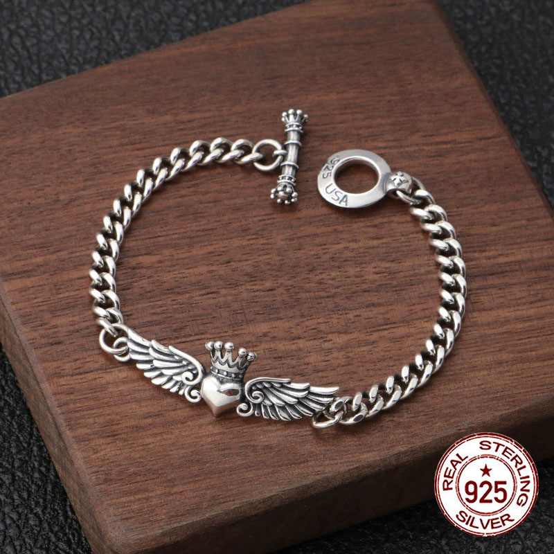 S925 sterling silver bracelet  - Ethnic Fashion Trend recension och pris