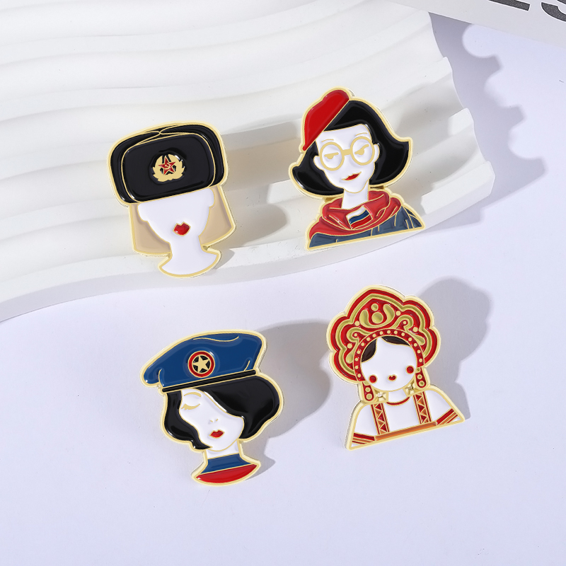 Cartoon Russian Girls Characte - Ethnic Fashion Images recension och pris