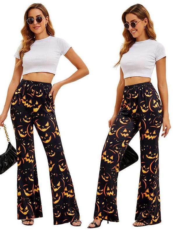 Halloween Bat Pumpkin Print Wo - Ethnic Wear Fashion Brand recension och pris