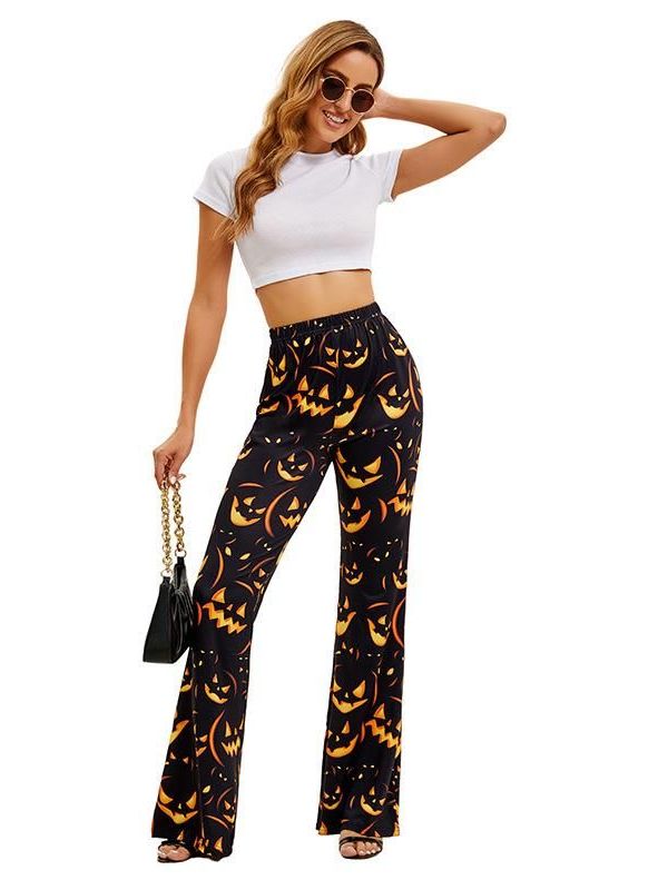Halloween Bat Pumpkin Print Wo - Ethnic Wear Fashion Brand recension och pris