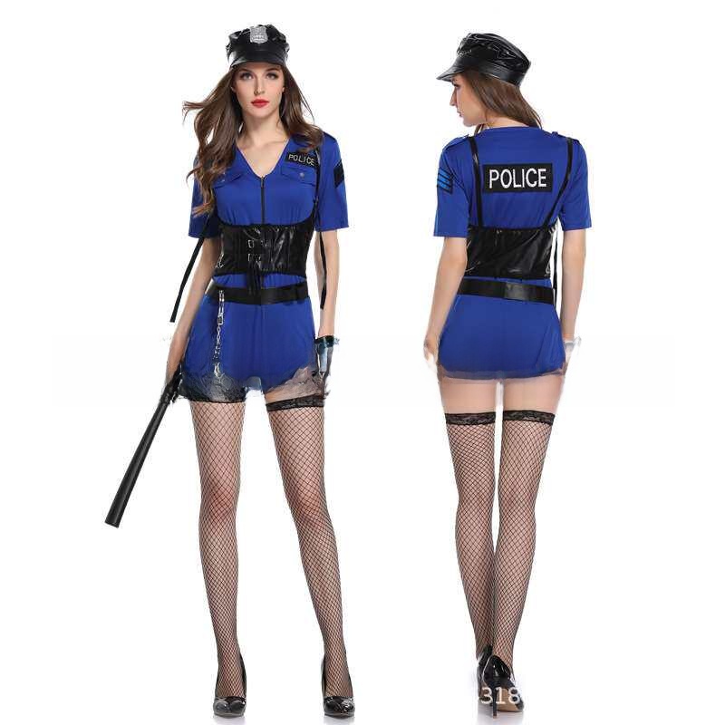 Halloween Police Woman Uniform - Ethnic Wear Fashion Brand recension och pris