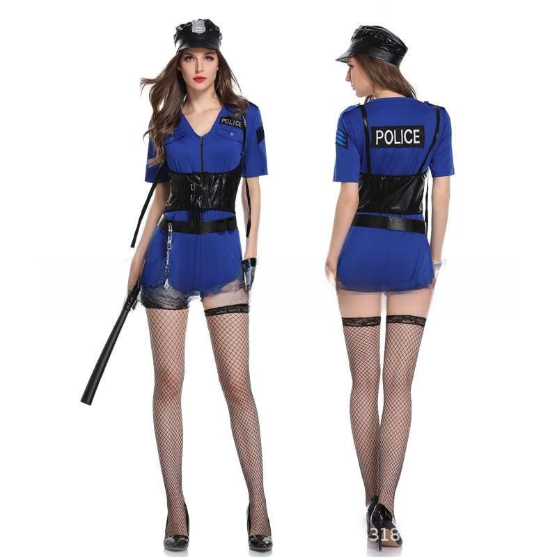 Halloween Police Woman Uniform - Ethnic Wear Fashion Brand recension och pris