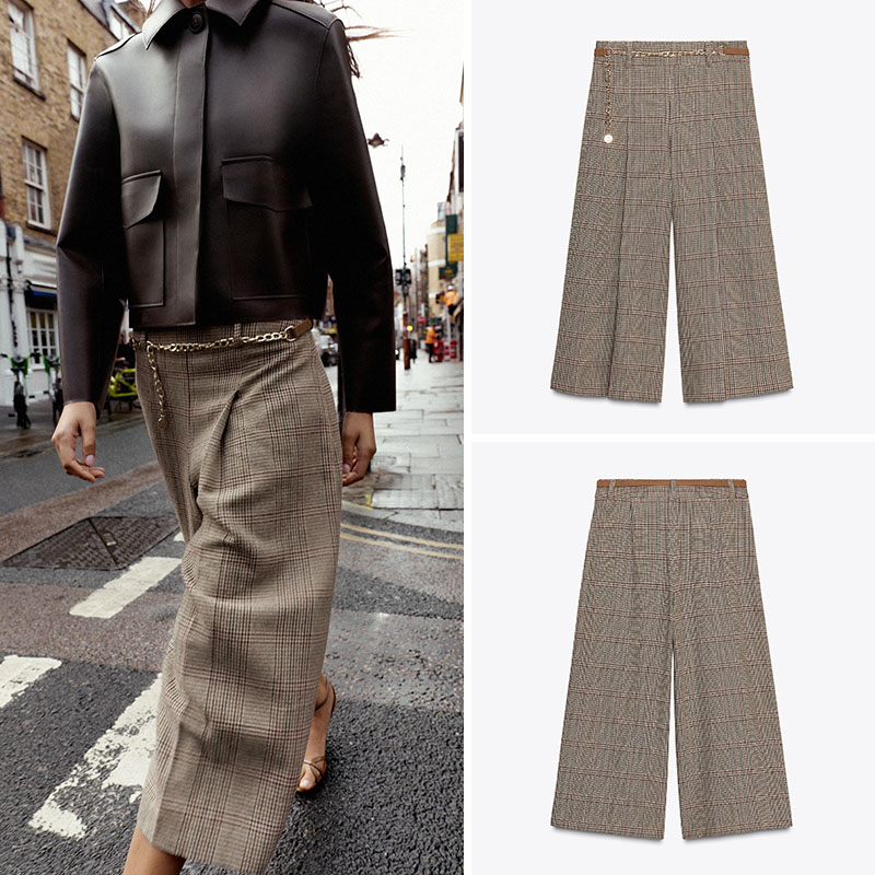 High Waist Loose Plaid Long Ca - Ethnic Clothing & Online Fashion Store Khaadi Uk recension och pris
