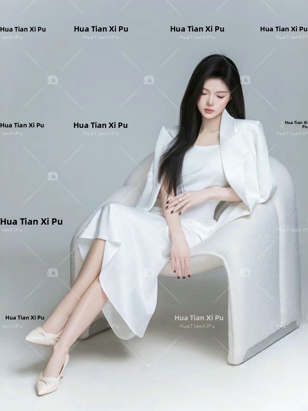 24 Studio New White Suit Theme - Ethnic Fashion Images recension och pris