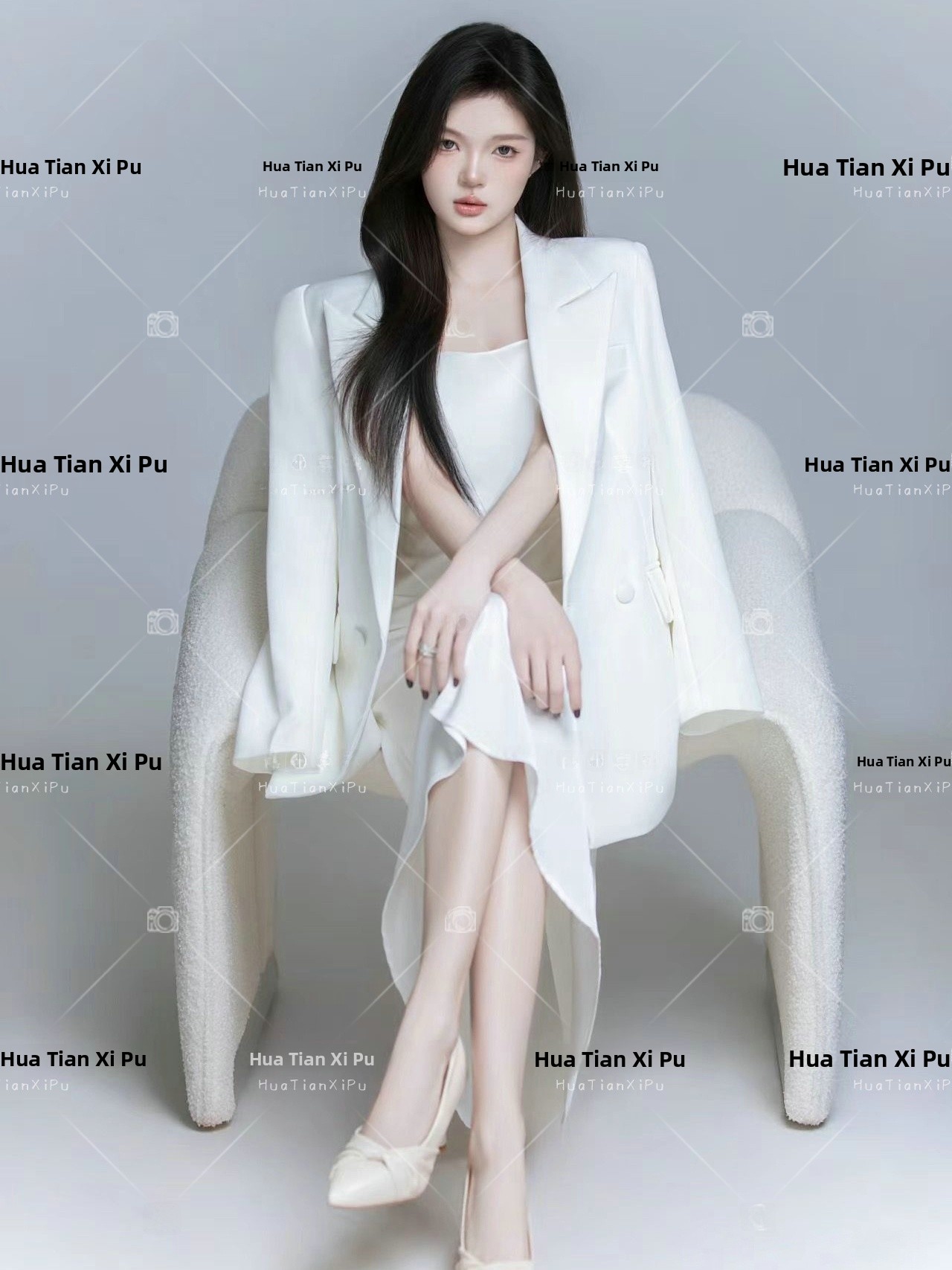 24 Studio New White Suit Theme - Ethnic Fashion Images recension och pris