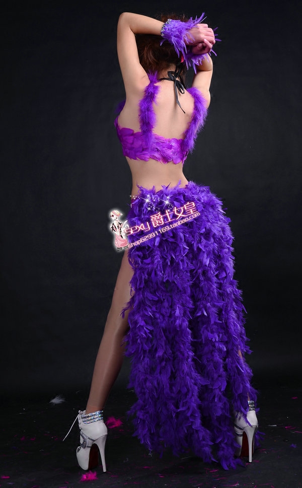 Sexy Long Tail Feather Gogo Pe - Fashion Show Ethnic Wear recension och pris