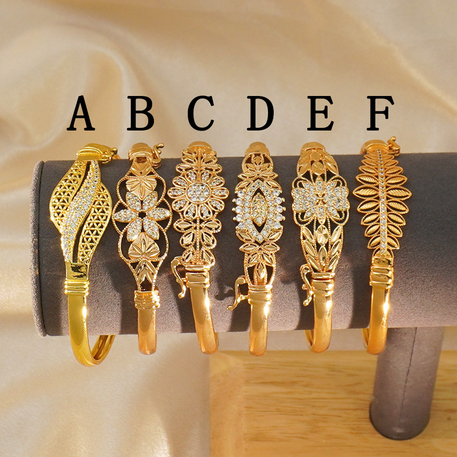 1Pcs Dubai Flower Zirconium In - Ethnic Fashion In Dubai recension och pris