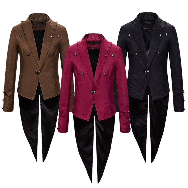 Retro Tailcoat Women's Stage P - Fashion Show Ethnic Wear recension och pris