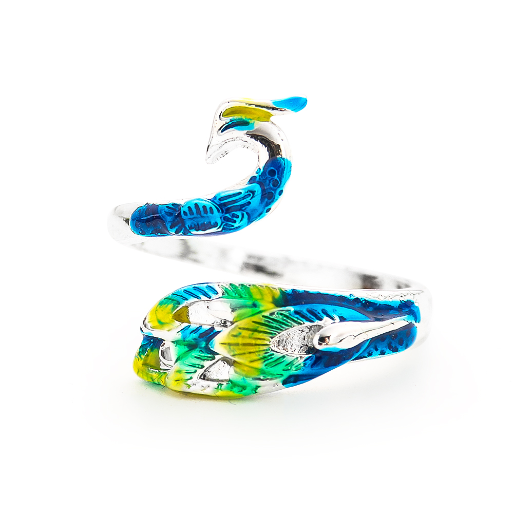 Ethnic Style Colorful Peacock  - Ethnic Fashion Images recension och pris