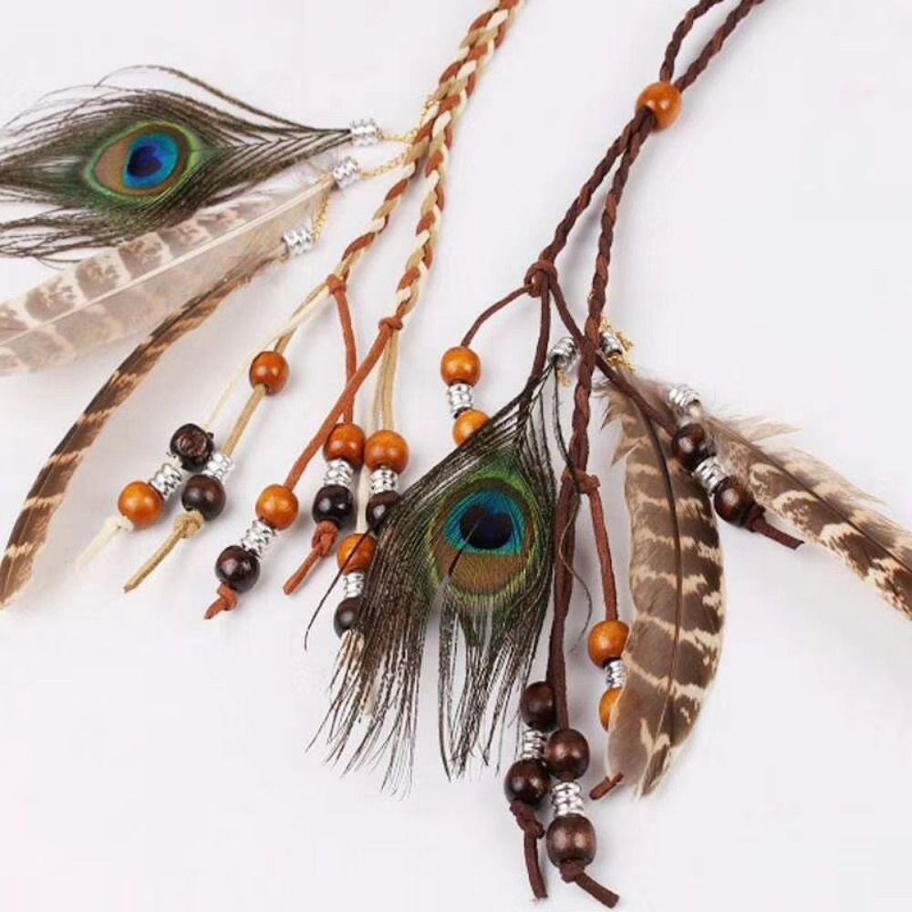 Fashion Feather Feather Headba - Fashion Show Ethnic Wear recension och pris